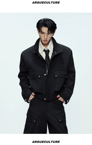 desc::deconstructed-cropped-workwear-jacket-cargo-pants-set-detail-img-12