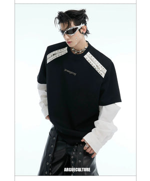 desc::deconstructed-detachable-sleeve-tee-patchwork-streetwear-shirt-detail-img-10