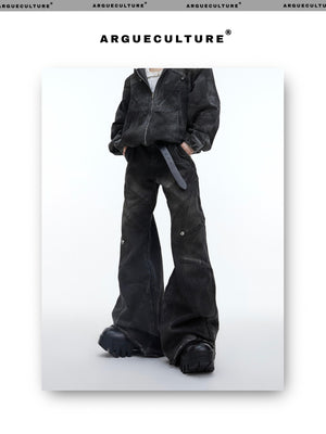 desc::deconstructed-distressed-denim-jacket-pants-set-men-detail-img-16