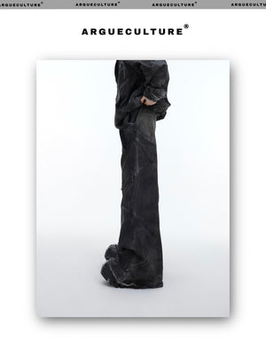 desc::deconstructed-distressed-denim-jacket-pants-set-men-detail-img-17