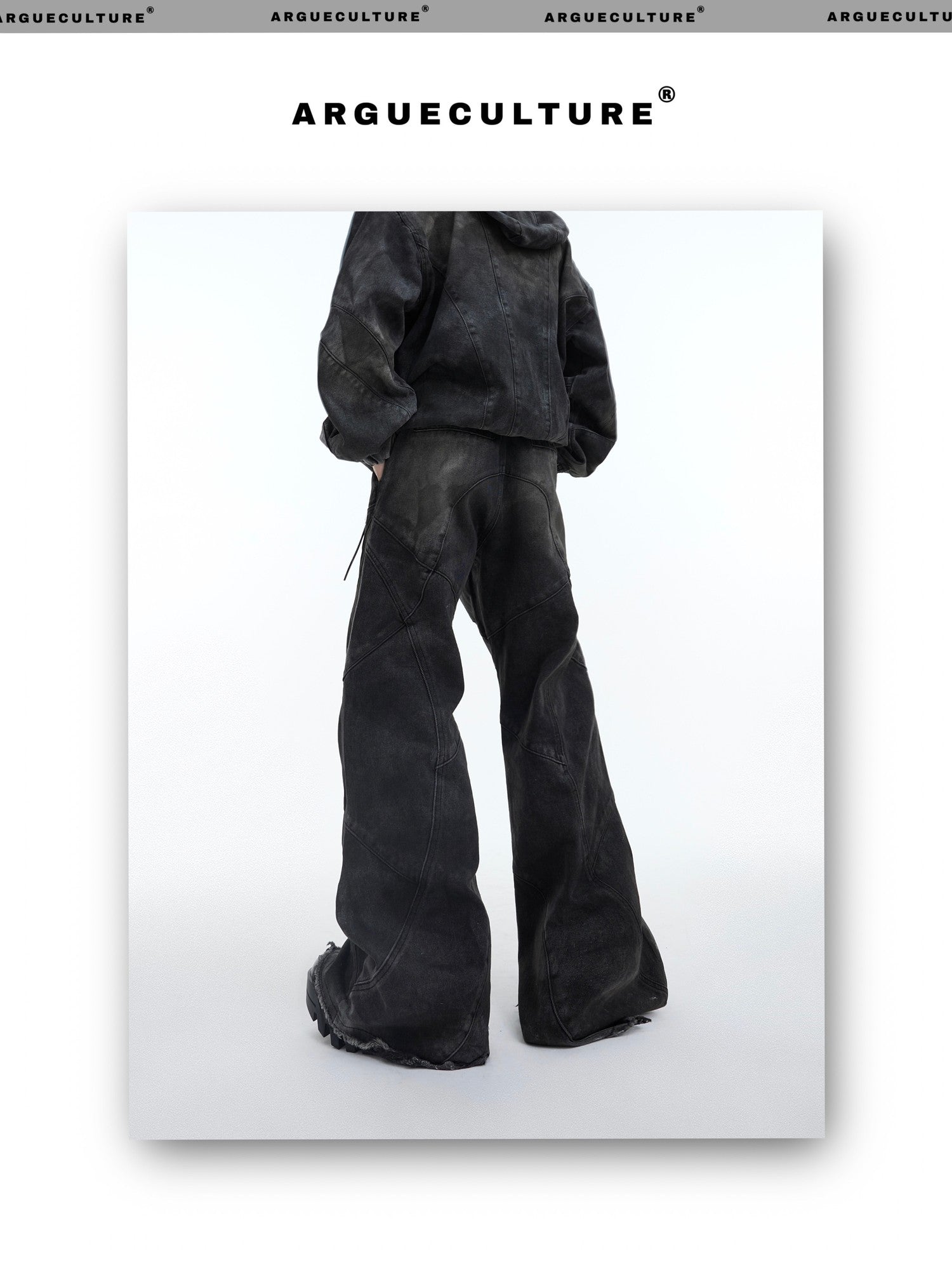 desc::deconstructed-distressed-denim-jacket-pants-set-men-detail-img-7