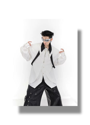 desc::deconstructed-double-layer-tie-shirt-loose-streetwear-detail-img-11