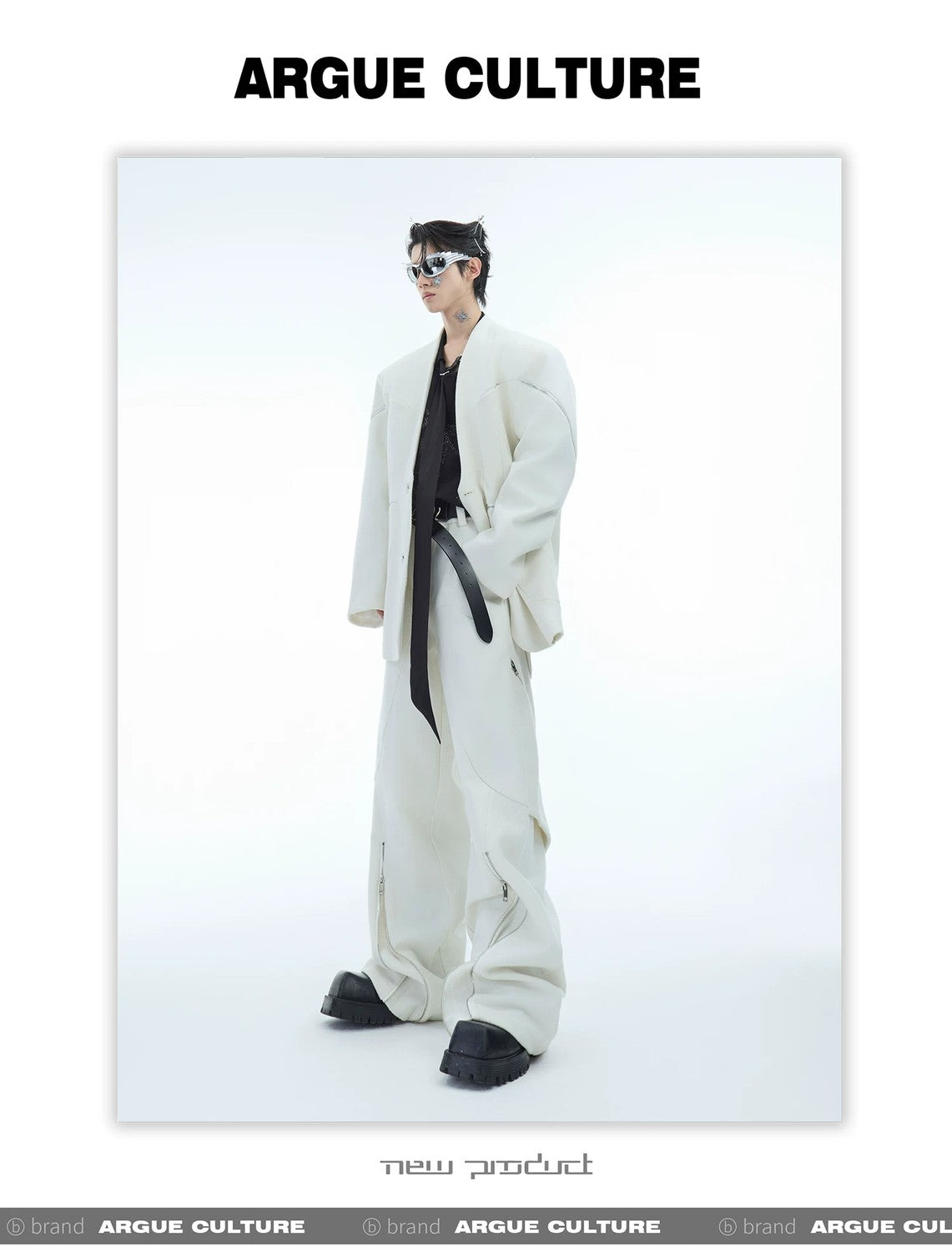 desc::deconstructed-double-zipper-collarless-blazer-mens-runway-jacket-detail-img-7