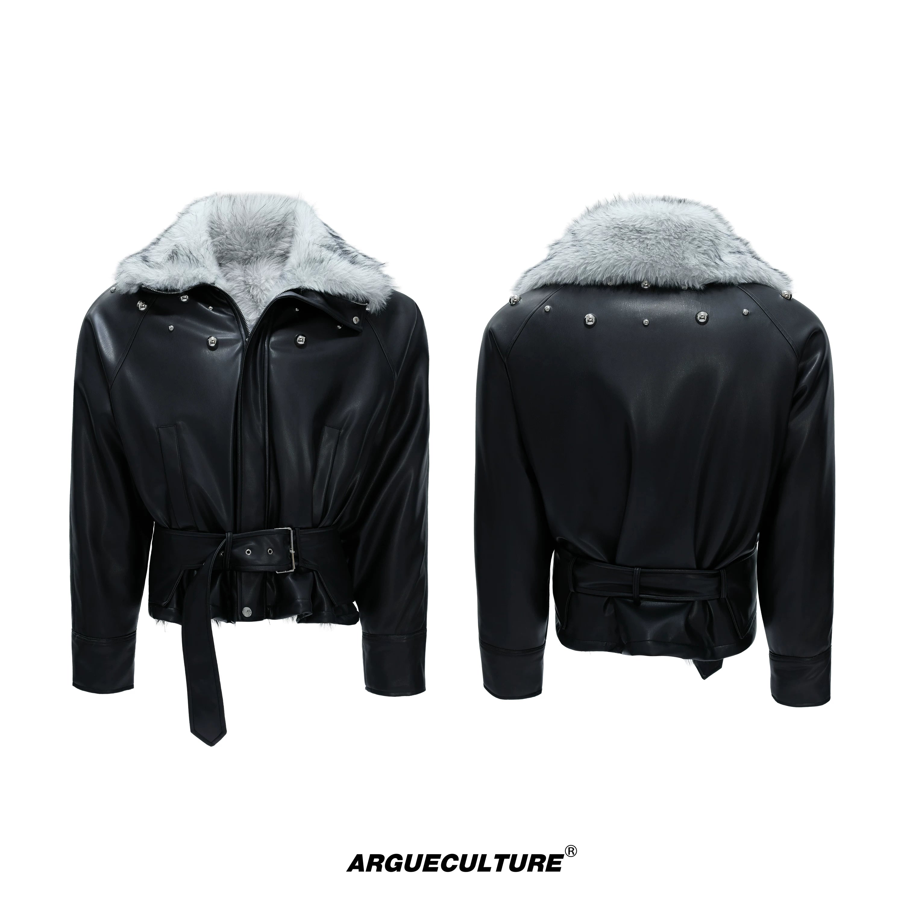 deconstructed-faux-fur-collar-padded-leather-jacket-white