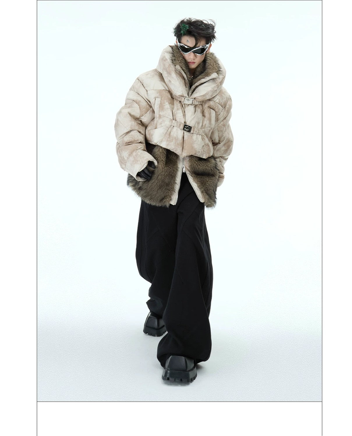 desc::deconstructed-faux-fur-padded-jacket-streetwear-detail-img-8