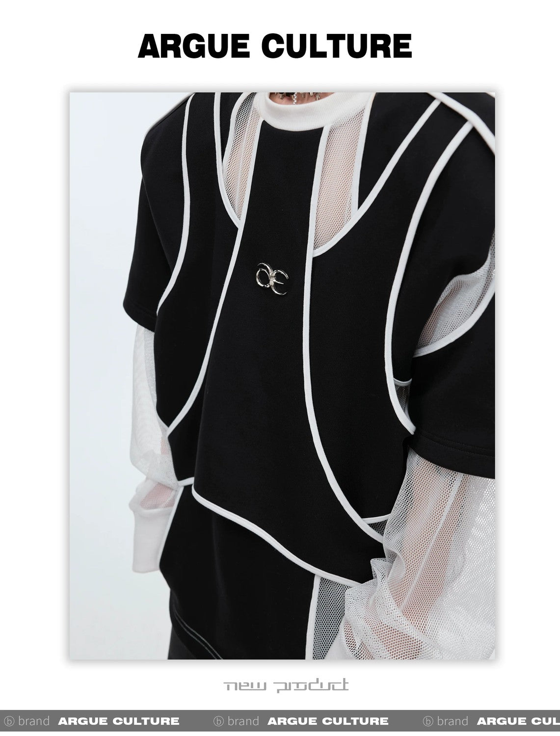 desc::deconstructed-faux-two-piece-shoulder-pad-sweatshirt-detail-img-3