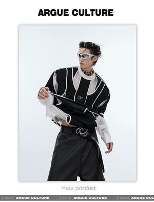 desc::deconstructed-faux-two-piece-shoulder-pad-sweatshirt-detail-img-5