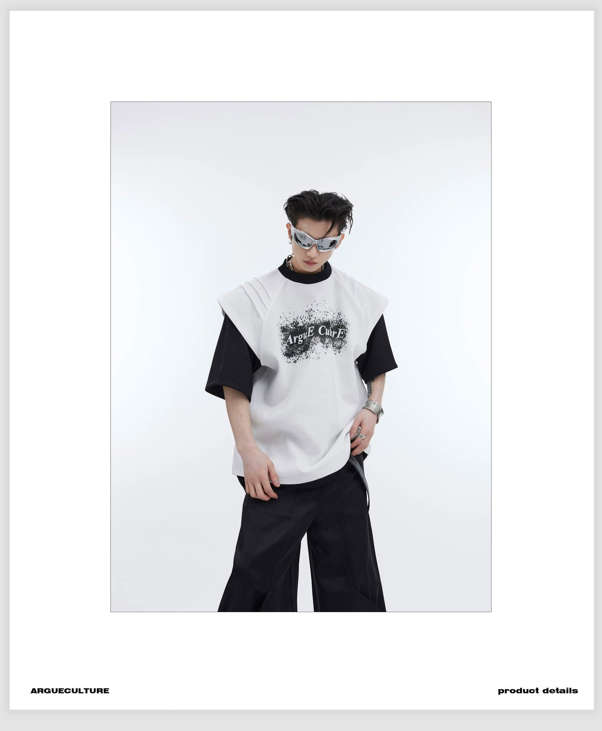 desc::deconstructed-ink-splatter-layered-tee-urban-streetwear-detail-img-2