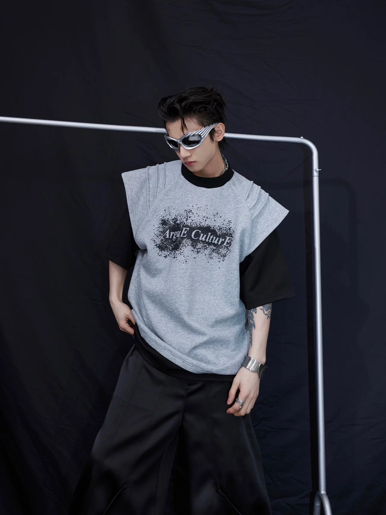 deconstructed-ink-splatter-layered-tee-urban-streetwear-gray