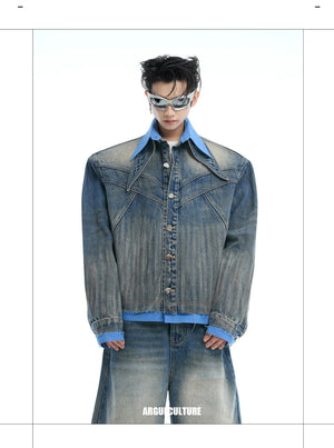 desc::deconstructed-layered-denim-jacket-straight-jeans-set-detail-img-1