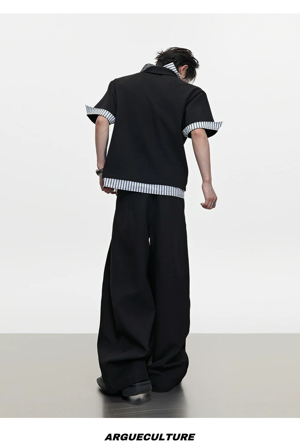 desc::deconstructed-layered-striped-polo-tee-for-men-detail-img-11