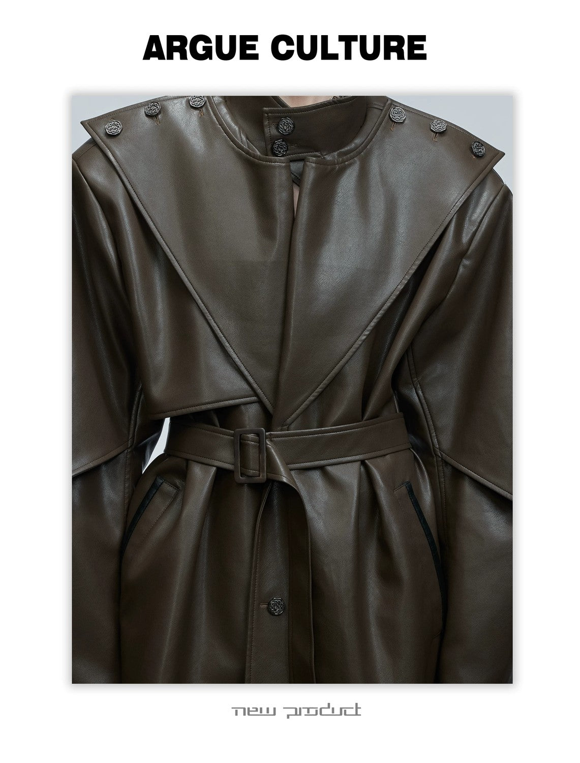 desc::deconstructed-leather-trench-coat-oversized-streetwear-detail-img-7