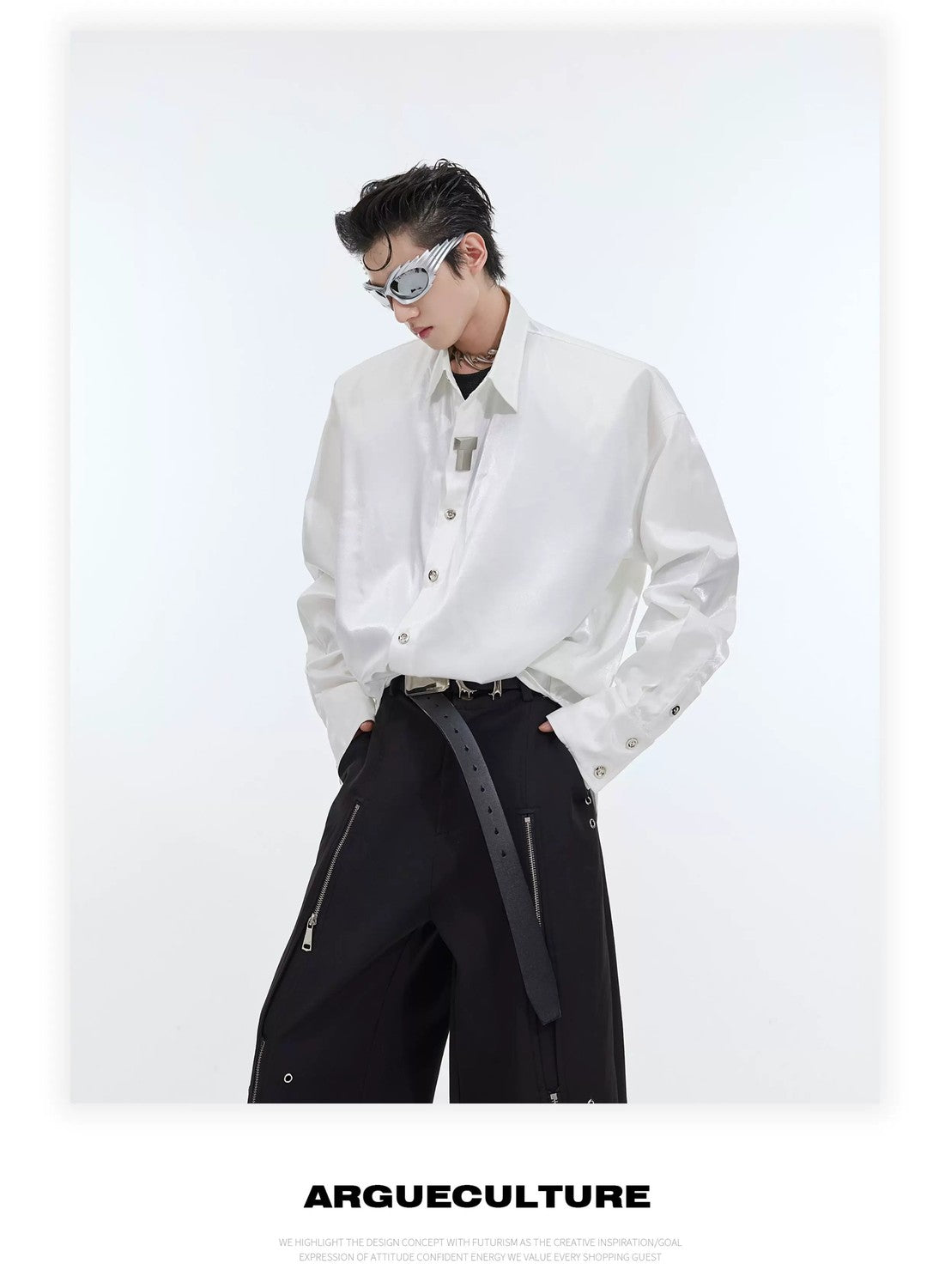 desc::deconstructed-liquid-glow-padded-shoulder-boxy-shirt-detail-img-11