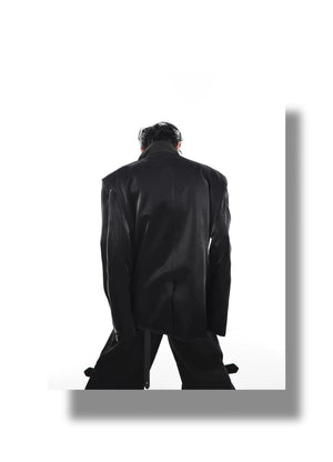 desc::deconstructed-liquid-metallic-padded-blazer-for-men-detail-img-14