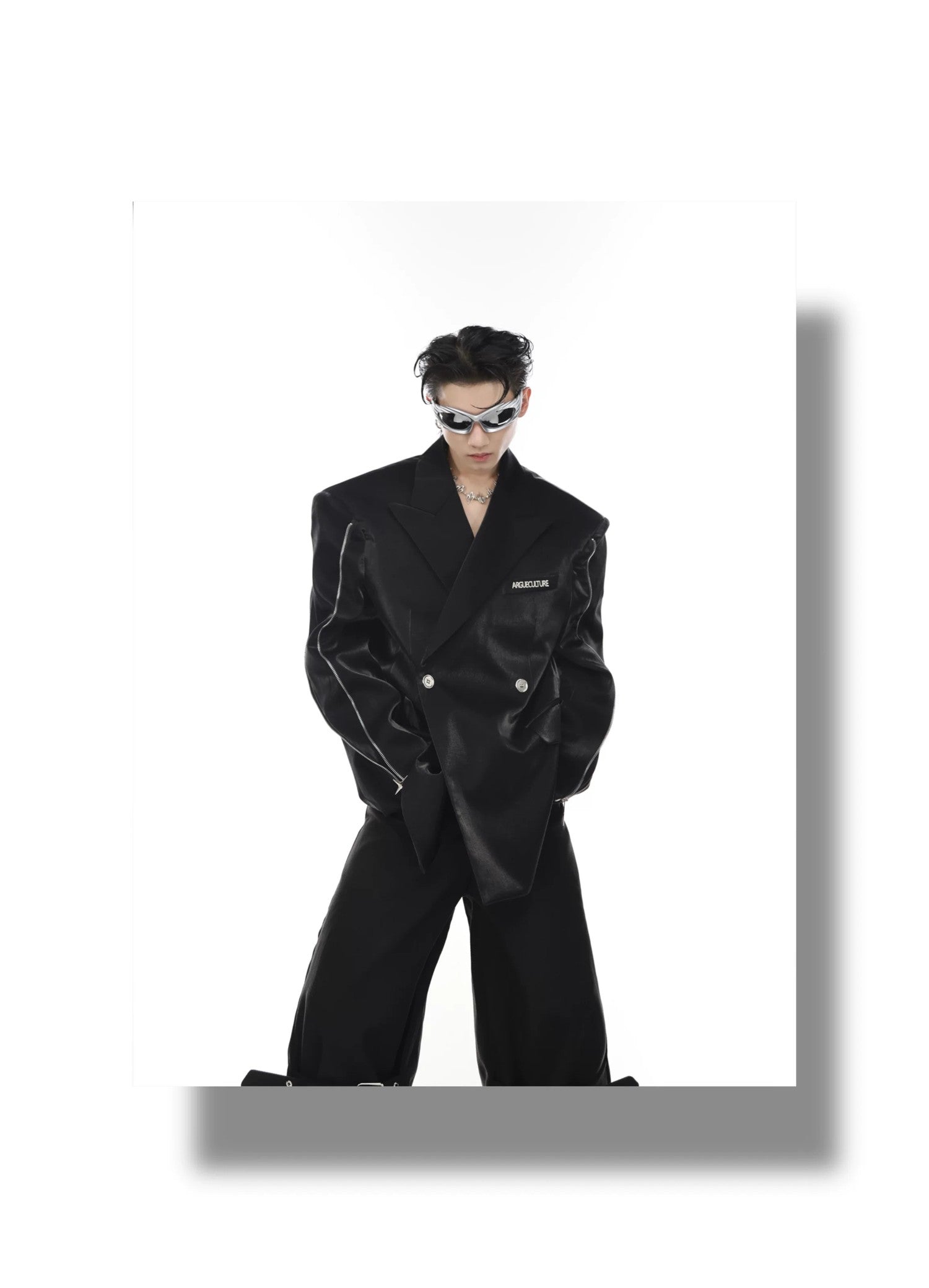 desc::deconstructed-liquid-metallic-padded-blazer-for-men-detail-img-16