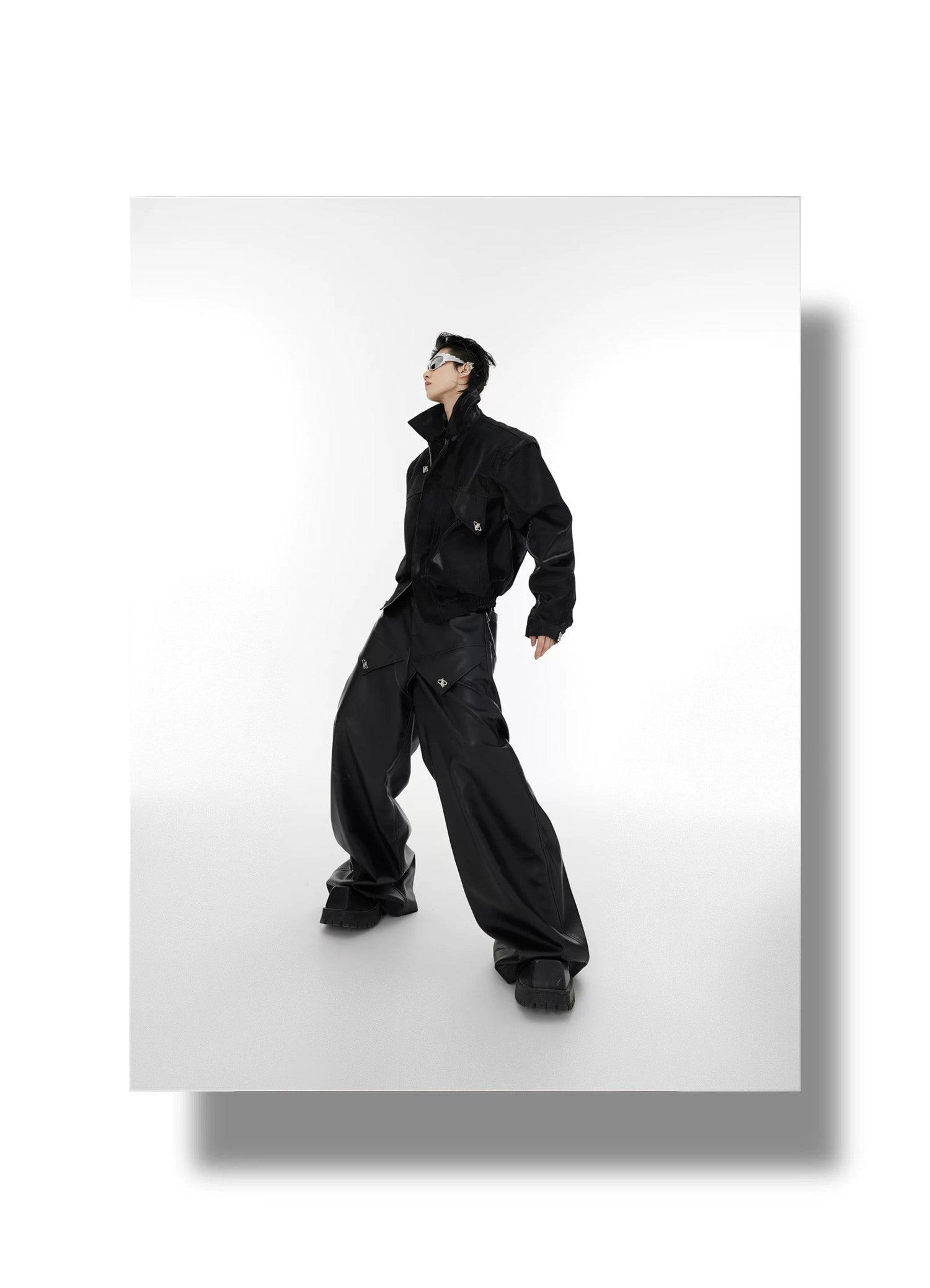 desc::deconstructed-liquid-shimmer-cropped-jacket-for-men-detail-img-11