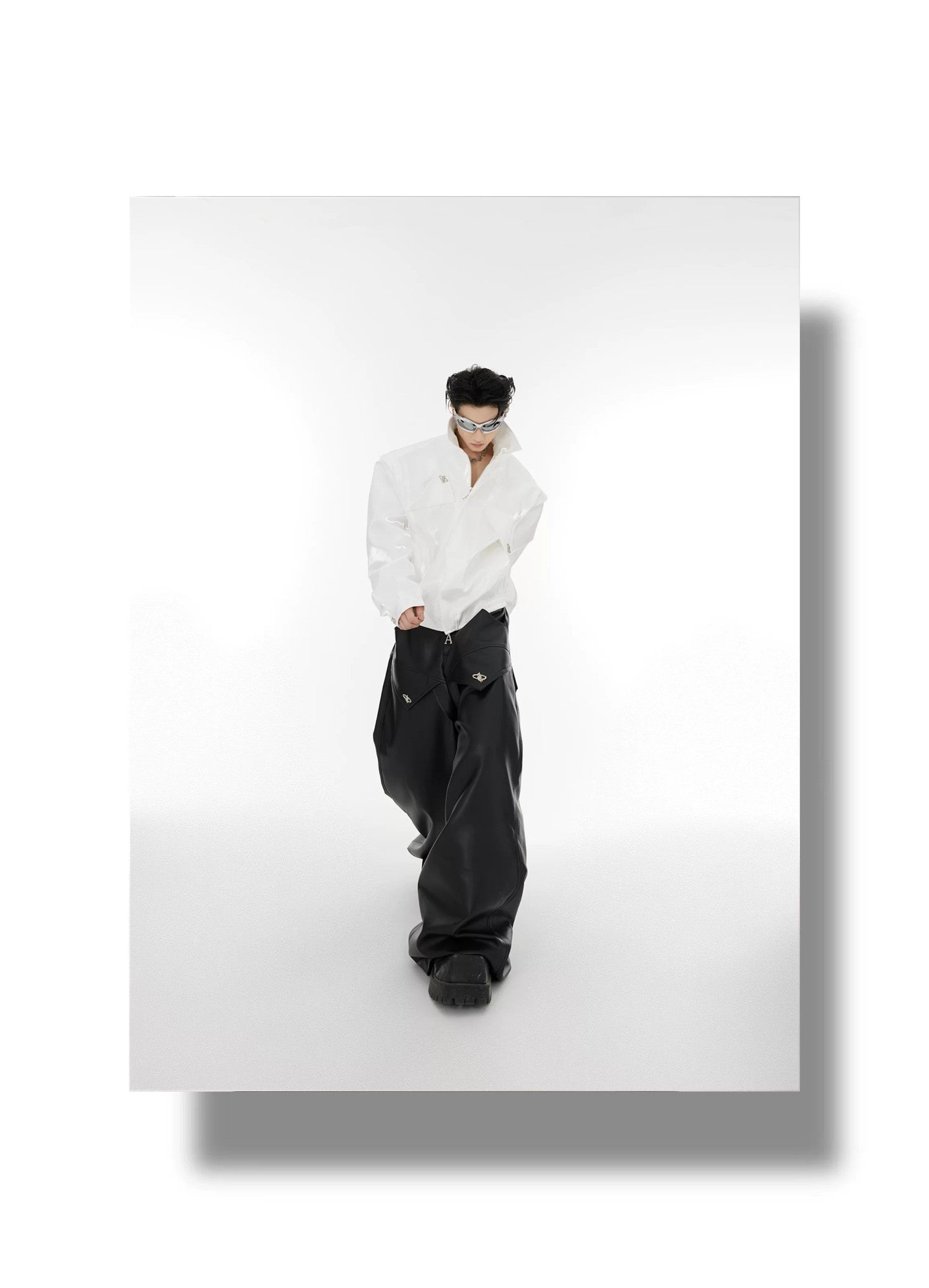 desc::deconstructed-liquid-shimmer-cropped-jacket-for-men-detail-img-13