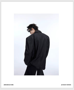 desc::deconstructed-liquid-shine-padded-shoulder-blazer-detail-img-4