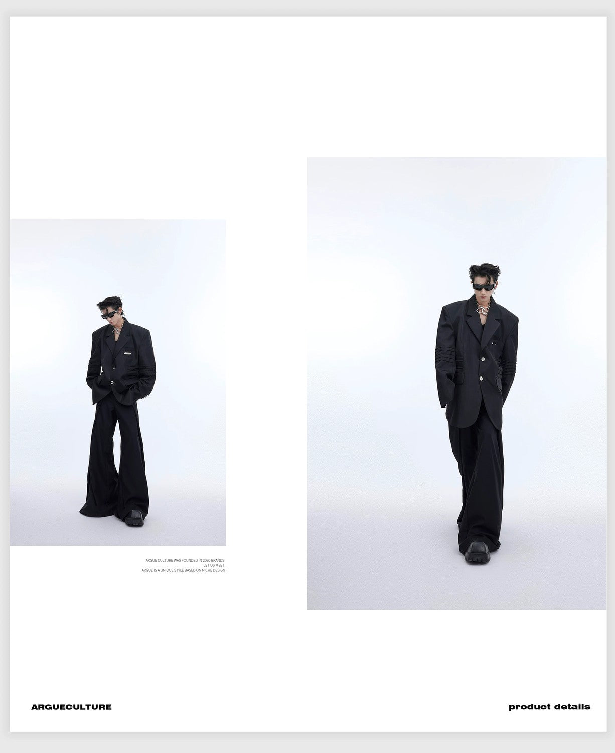 desc::deconstructed-liquid-shine-padded-shoulder-blazer-detail-img-7