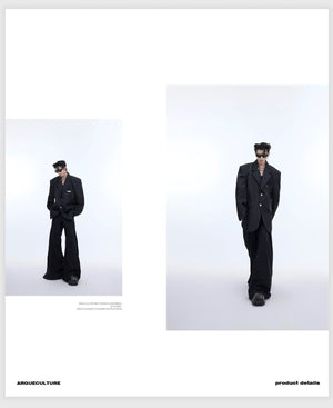 desc::deconstructed-liquid-shine-padded-shoulder-blazer-detail-img-7