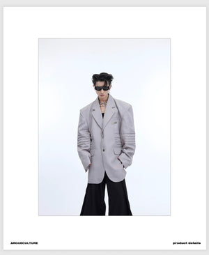 desc::deconstructed-liquid-shine-padded-shoulder-blazer-detail-img-8