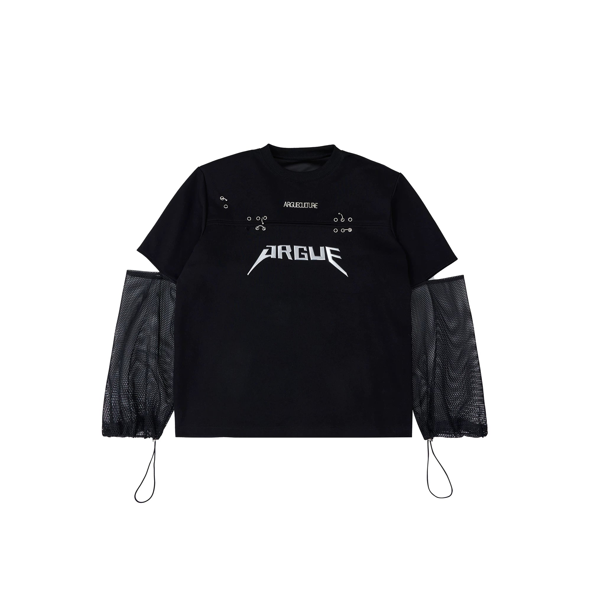 deconstructed-mesh-spliced-faux-two-piece-streetwear-tee-black