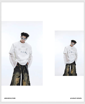desc::deconstructed-mesh-spliced-faux-two-piece-streetwear-tee-detail-img-11