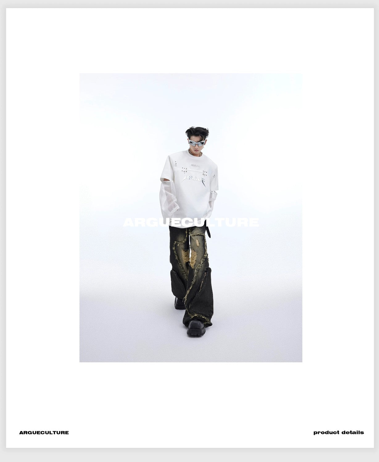 desc::deconstructed-mesh-spliced-faux-two-piece-streetwear-tee-detail-img-14