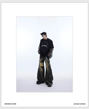 desc::deconstructed-mesh-spliced-faux-two-piece-streetwear-tee-detail-img-8