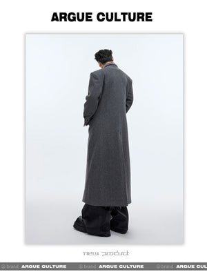 desc::deconstructed-metal-buckle-long-wool-coat-oversized-detail-img-7