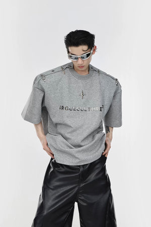 deconstructed-metal-buckle-off-shoulder-streetwear-tee-gray