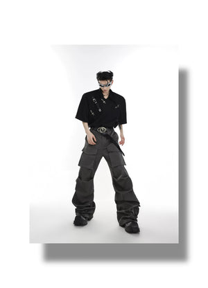 desc::deconstructed-metal-buckle-padded-shoulder-avant-garde-tee-detail-img-7