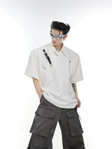 deconstructed-metal-buckle-padded-shoulder-avant-garde-tee-white