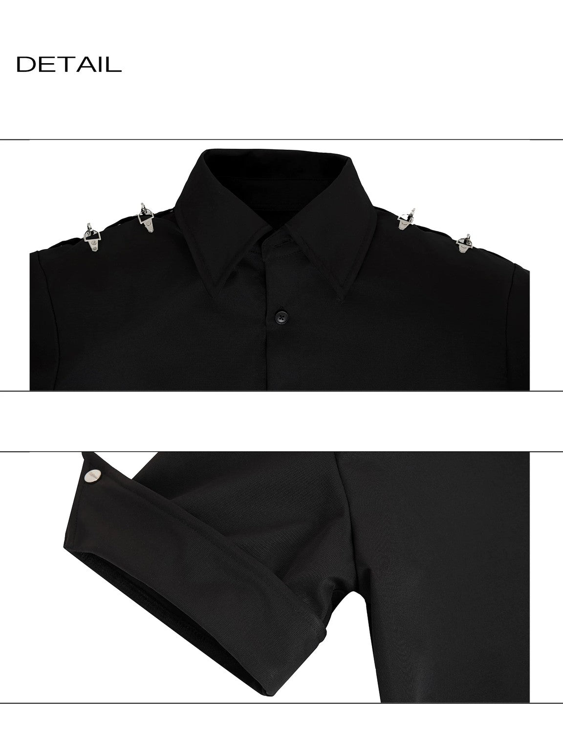 desc::deconstructed-metal-buckle-short-sleeve-shirt-boxy-fit-detail-img-18