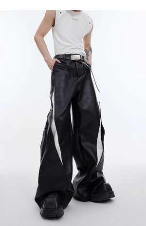 desc::deconstructed-metal-button-pu-leather-wide-leg-pants-detail-img-2