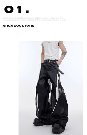 desc::deconstructed-metal-button-pu-leather-wide-leg-pants-detail-img-4
