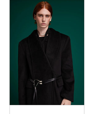 desc::deconstructed-metal-strap-wool-coat-long-streetwear-overcoat-detail-img-12