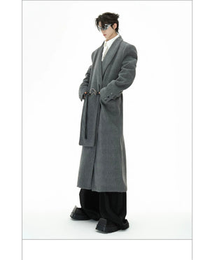 desc::deconstructed-metal-strap-wool-coat-long-streetwear-overcoat-detail-img-16