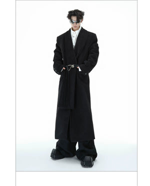 desc::deconstructed-metal-strap-wool-coat-long-streetwear-overcoat-detail-img-18