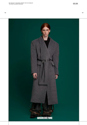 desc::deconstructed-metal-strap-wool-coat-long-streetwear-overcoat-detail-img-3