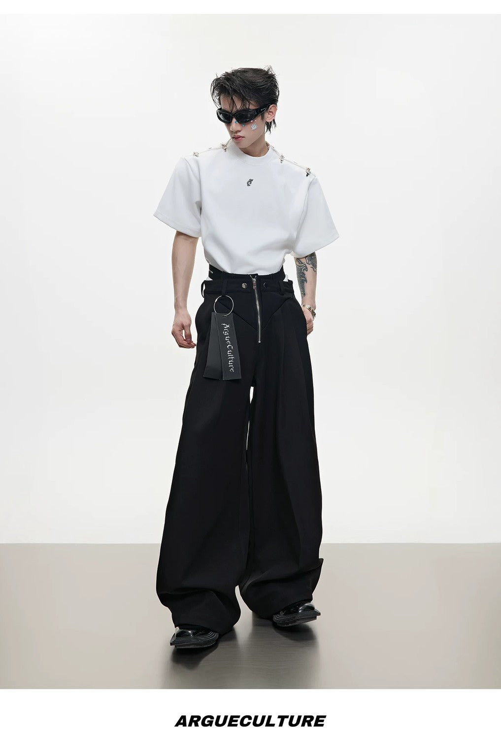 desc::deconstructed-metal-zipper-wide-leg-streetwear-pants-detail-img-15