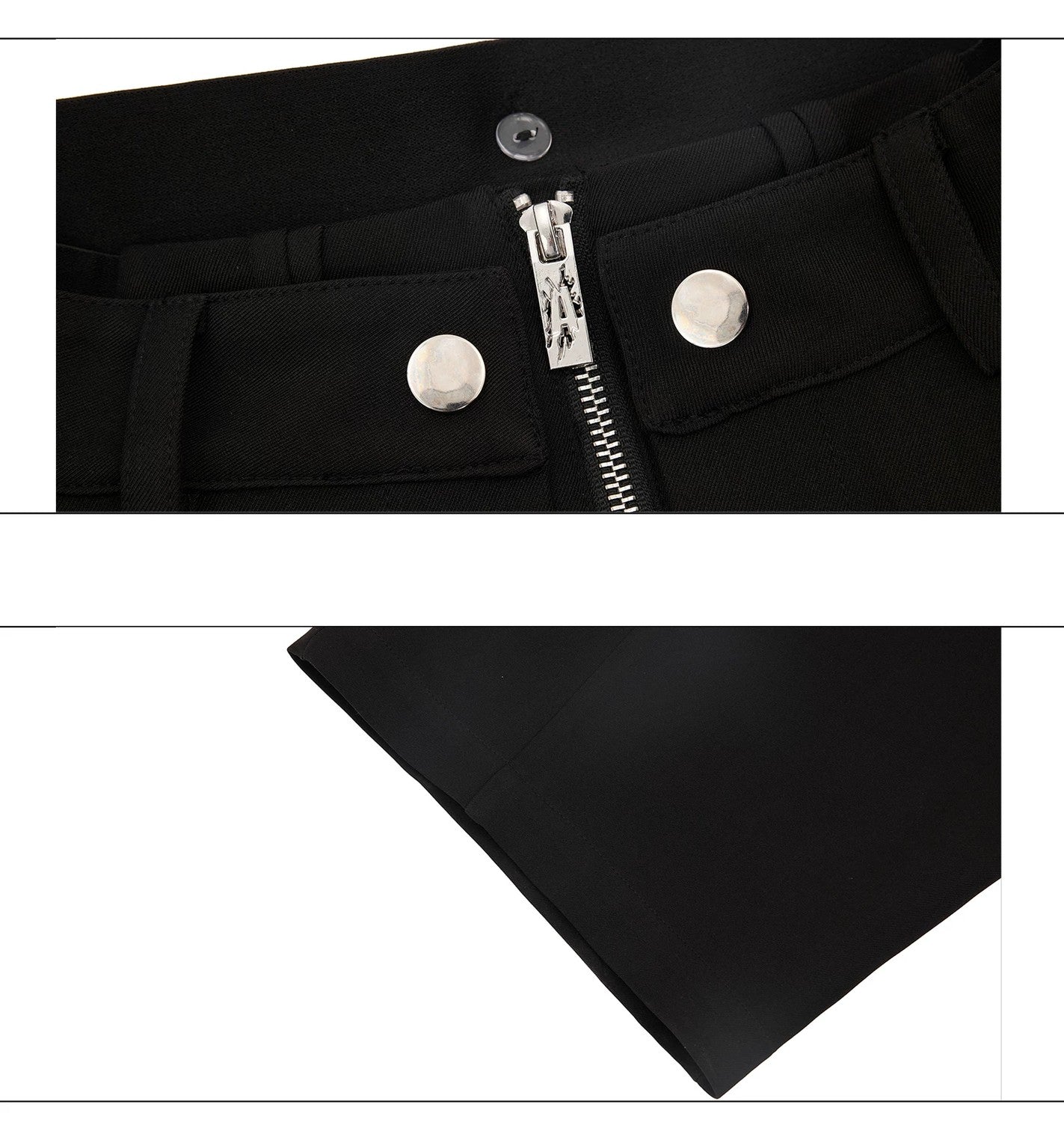 desc::deconstructed-metal-zipper-wide-leg-streetwear-pants-detail-img-20