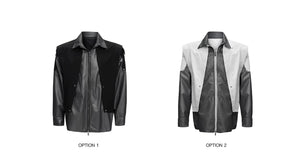 desc::deconstructed-metallic-cargo-shirt-jacket-streetwear-cape-style-detail-img-1