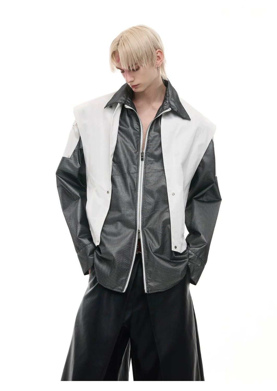 desc::deconstructed-metallic-cargo-shirt-jacket-streetwear-cape-style-detail-img-11