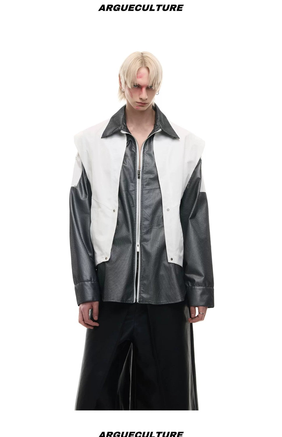 desc::deconstructed-metallic-cargo-shirt-jacket-streetwear-cape-style-detail-img-12
