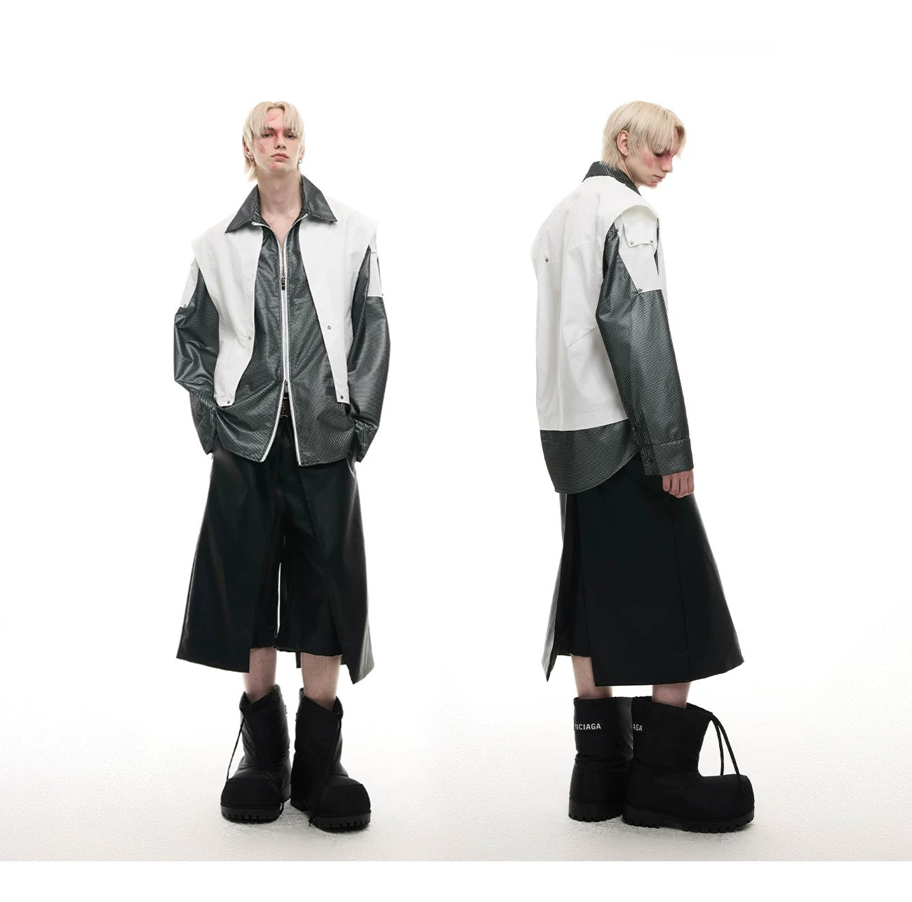 desc::deconstructed-metallic-cargo-shirt-jacket-streetwear-cape-style-detail-img-9