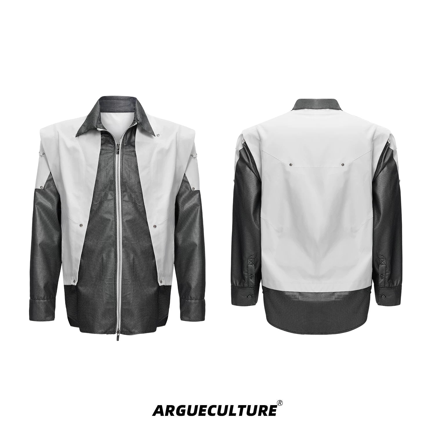 deconstructed-metallic-cargo-shirt-jacket-streetwear-cape-style-white