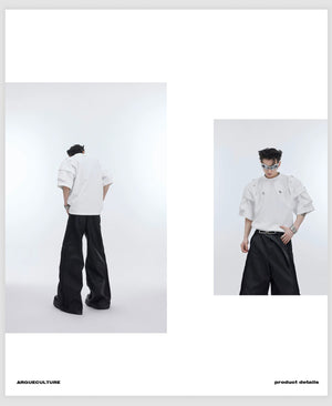 desc::deconstructed-metallic-padded-shoulder-boxy-tee-detail-img-11
