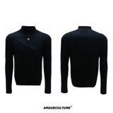 deconstructed-mock-neck-slim-tee-with-metal-logo-black-top