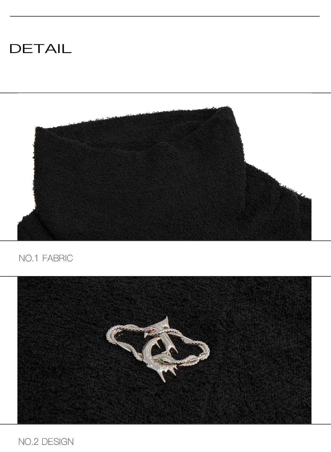 desc::deconstructed-mock-neck-slim-top-with-metal-logo-detail-img-17